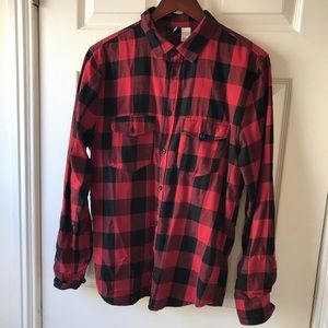 H&M LUMBERJACK SHIRT. SZ. MEDIUM.
